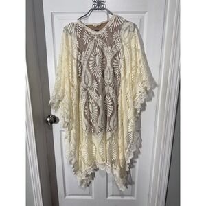 Joyfolie "mia JOY" girls‎ boho lace poncho dress/top